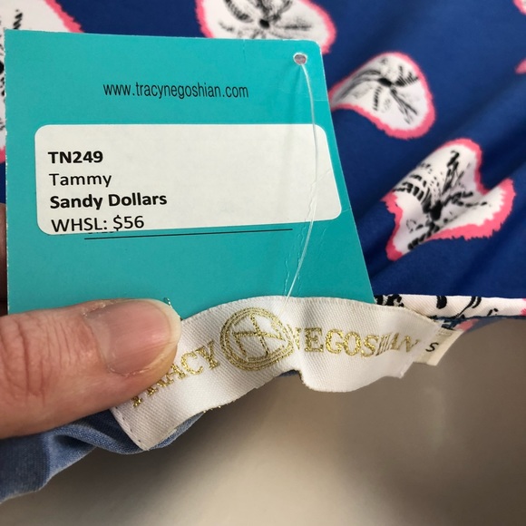 Boutique-Tracy Negoshian Tammy Sandy dollars dress - Picture 7 of 8